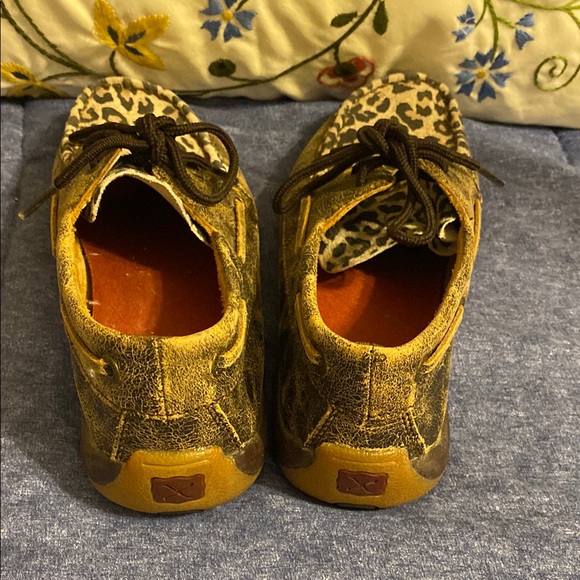 Twisted X Leopard Print Flats - Brown and Black - Picture 3 of 6